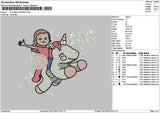 Adleytext Embroidery File 6 sizes