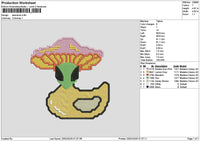 Duck Hat V2 Embroidery File 6 sizes
