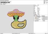 Duck Hat V2 Embroidery File 6 sizes