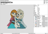 Annaelsa Embroidery File 6 sizes