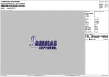 Arreolastext Embroidery File 6 sizes