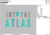 Atlastext Embroidery File 6 sizes