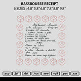 Basbousse Embroidery File 6 sizes