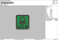 Logo Puff 02 Embroidery File 6 sizes