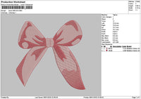 Bows 0901a Embroidery File 6 sizes