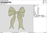 Bows 0901b Embroidery File 6 sizes