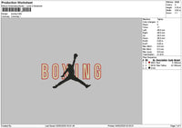 Boxngtext 02 Embroidery File 6 sizes