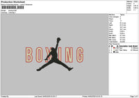 Boxngtext 02 Embroidery File 6 sizes