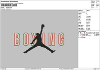 Boxngtext 02 Embroidery File 6 sizes