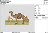 Camel v5 Embroidery File 6 sizes
