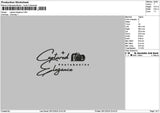Capturetext Embroidery File 6 sizes