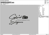 Capturetext Embroidery File 6 sizes