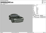 Car 1801a Embroidery File 6 sizes