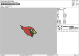 Bird Head 0408 Embroidery File 6 sizes