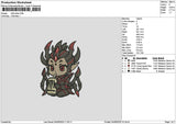 Chibi Dragon 0409 Embroidery File 6 sizes