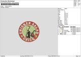 Chickencircle Embroidery File 6 sizes