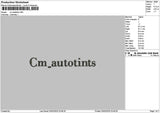 Autotintstext Embroidery File 6 sizes