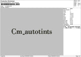 Autotintstext Embroidery File 6 sizes