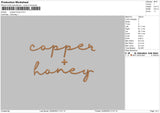 Plus Honey Embroidery File 6 sizes