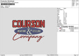 Coursontext Embroidery File 6 sizes