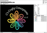 Craftytext Embroidery File 6 sizes