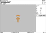 Cross Glory Embroidery File 6 sizes