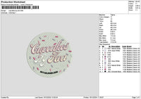 Cupcakescircle 04 Embroidery File 6 sizes