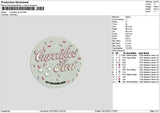 Cupcakescircle 04 Embroidery File 6 sizes