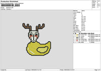 Duck 1902 Embroidery File 6 sizes