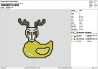Duck 1902 Embroidery File 6 sizes