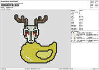 Duck 1902 Embroidery File 6 sizes