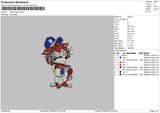 D Tiger Puff Embroidery File 6 sizes