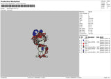 D Tiger Puff Embroidery File 6 sizes