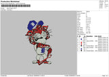 D Tiger Puff Embroidery File 6 sizes