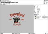 Dland Mickey 2301 Embroidery File 6 sizes