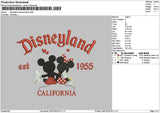 Dland Mickey 2301 Embroidery File 6 sizes