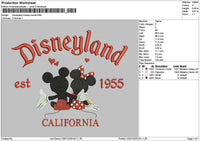 Dland Mickey 2301 Embroidery File 6 sizes
