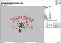 Dland Minnie Cupid Embroidery File 6 sizes