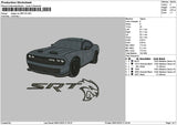 Black Car 0801 Embroidery File 6 sizes