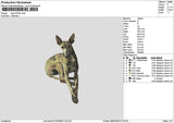 Dog 0702 Embroidery File 6 sizes