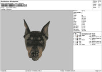 Dog 1712b Embroidery File 6 sizes