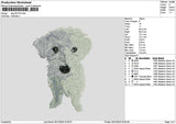 Dog 2612 Embroidery File 6 sizes