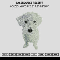 Dog 2612 Embroidery File 6 sizes