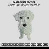 Dog 2612 Embroidery File 6 sizes