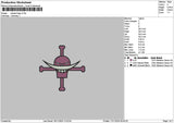 Edward02 Embroidery File 6 sizes