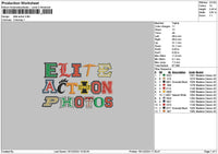 Elitetext 03 Embroidery FIle 6 sizes