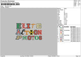 Elitetext 03 Embroidery FIle 6 sizes