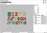 Elitetext 03 Embroidery FIle 6 sizes