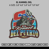 El Kannel Del Embroidery File 6 sizes