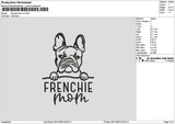 Frenchietext V2 Embroidery File 6 sizes